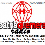 PatriaQuemera Radio del lunes 29 de agosto. Con Patricio Toranzo y Alejandro Gorenstein.