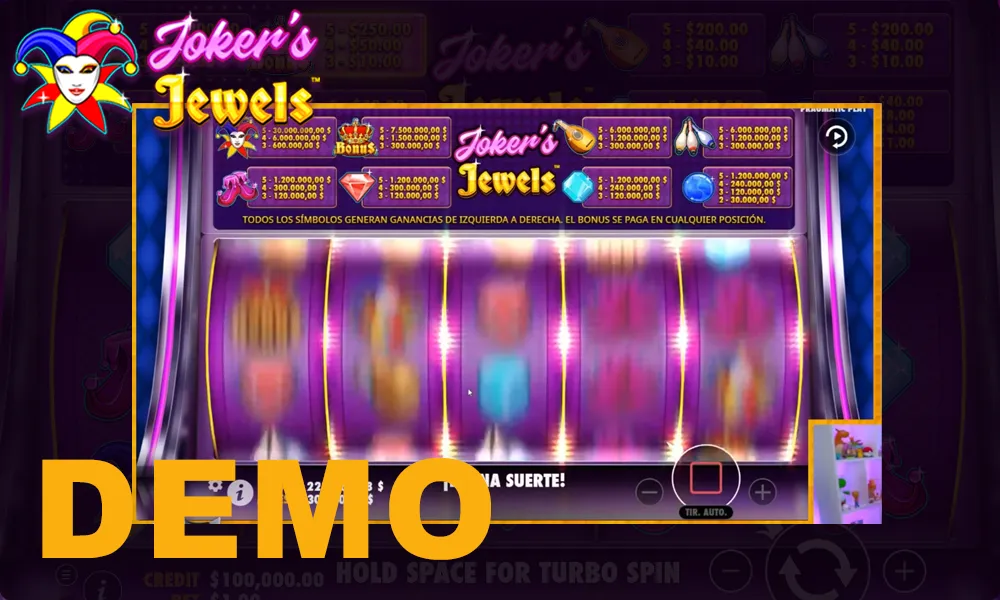 Мersión demo de Joker Jewels